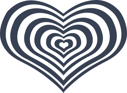 Heart Vortex Sticker