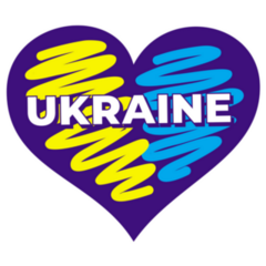 Heart With The Inscription Ukraine Sticker