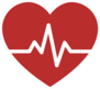 Heartbeat Pulse Icon Medical Sticker