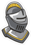 Heavy Knight Mascot Sticker