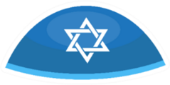 Hebrew Bale Icon Illustration Sticker