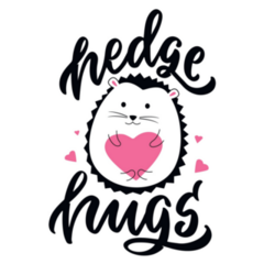 Hedge Hugs Sticker