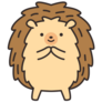 Hedgehog Doodle Sticker