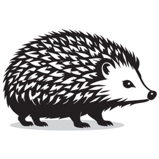 Hedgehog Simple Sticker