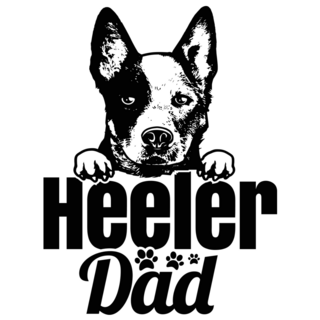 Heeler Dad Sticker
