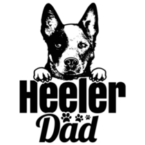 Heeler Dad Sticker