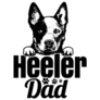 Heeler Dad Sticker