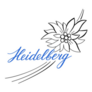 Heidelberg Lettering With Germany Alpine Flower Edelweiss Sticker