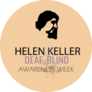 Helen Keller Deaf-Blind Awareness Sticker
