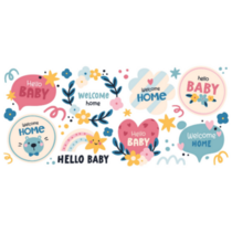 Hello Baby Sticker Sheet