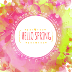Hello Spring Doodle Stickers