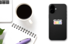 Hello Summer Popsicles Or Ice Pop Sticker on a Phone (New) example
