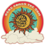 Here Comes the Sun Sunshine Illustration Sticker