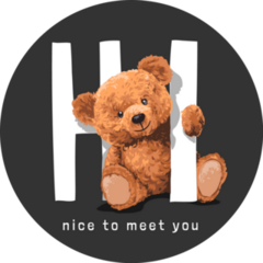 HI Nice To Meet You Sticker