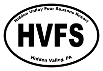 Hidden Valley Four Seasons Resort Oval Sticker