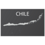 High Detailed Map Of Chile Sticker