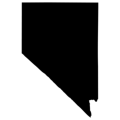 High Detailed Vector Map  Nevada Sticker