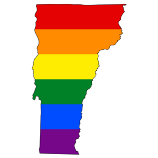 High Detailed Vermont Pride Flag Map Sticker