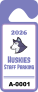 High Visibility Long Standard School Hang Tag Parking Permit
