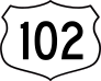 Highway 102 Sign Sticker