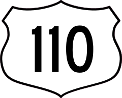 Highway 110 Sign Sticker