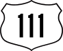 Highway 111 Sign Sticker