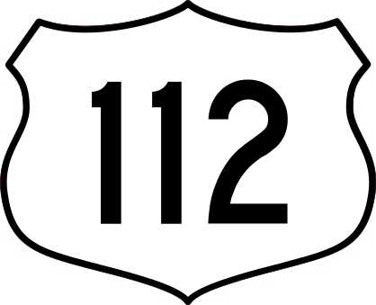 Highway 112 Sign Sticker