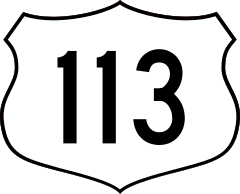 Highway 113 Sign Sticker