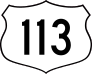 Highway 113 Sign Sticker