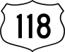 Highway 118 Sign Sticker