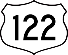 Highway 122 Sign Sticker