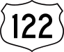 Highway 122 Sign Sticker