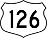 Highway 126 Sign Sticker