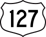 Highway 127 Sign Sticker