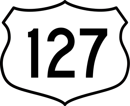 Highway 127 Sign Sticker