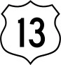 Highway 13 Sign Sticker