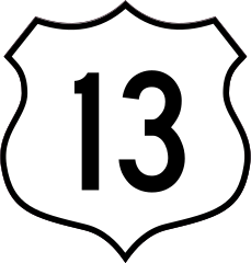 Highway 13 Sign Sticker