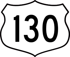 Highway 130 Sign Sticker