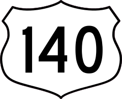 Highway 140 Sign Sticker
