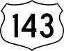 Highway 143 Sign Sticker