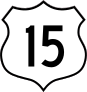 Highway 15 Sign Sticker