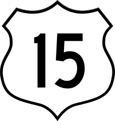Highway 15 Sign Sticker