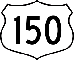Highway 150 Sign Sticker