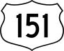 Highway 151 Sign Sticker