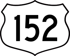Highway 152 Sign Sticker