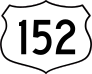 Highway 152 Sign Sticker