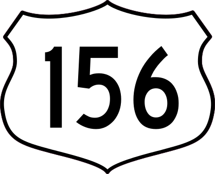 Highway 156 Sign Sticker