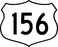 Highway 156 Sign Sticker