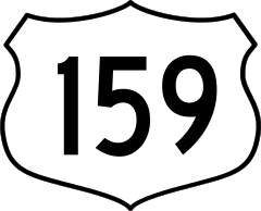 Highway 159 Sign Sticker