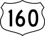 Highway 160 Sign Sticker